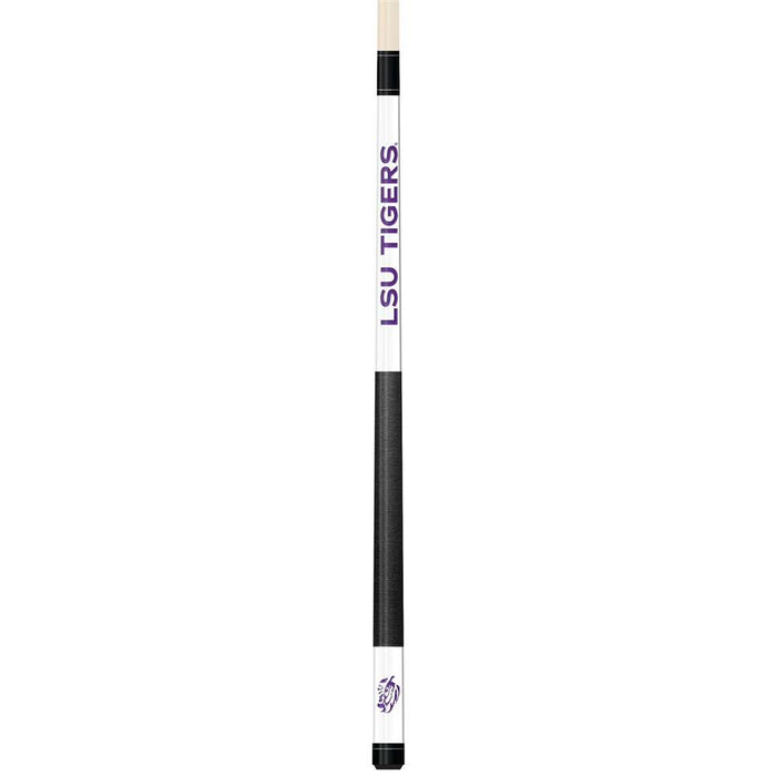 LSU Tigers White Laser Etched Cue