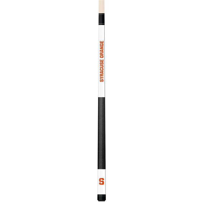 Syracuse Orange White Laser Etched Cue