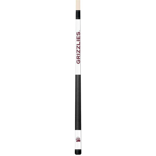 Montana Grizzlies White Laser Etched Cue