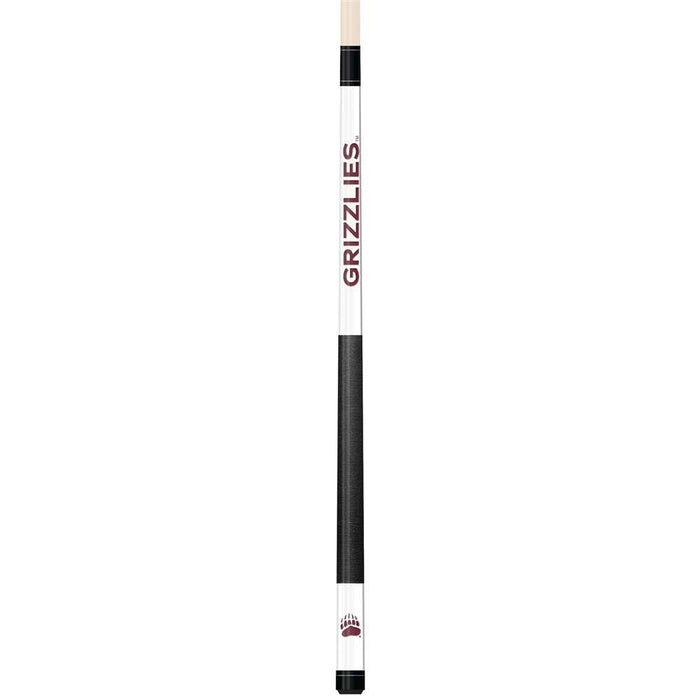 Montana Grizzlies White Laser Etched Cue