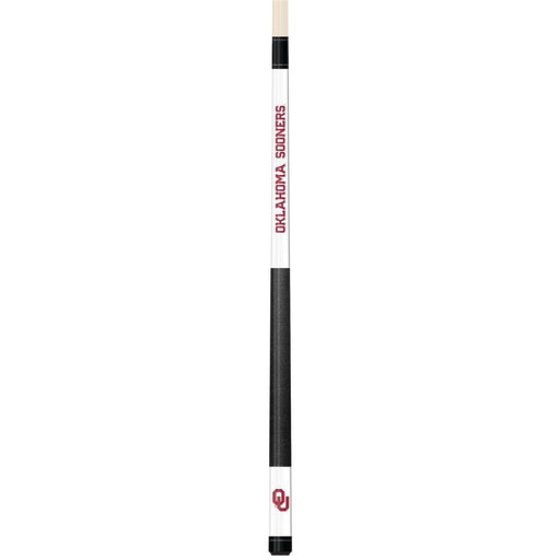 Oklahoma Sooners White Laser Etched Cue