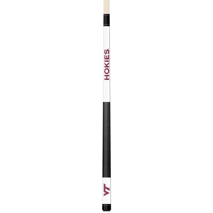 Virginia Tech Hokies White Laser Etched Cue
