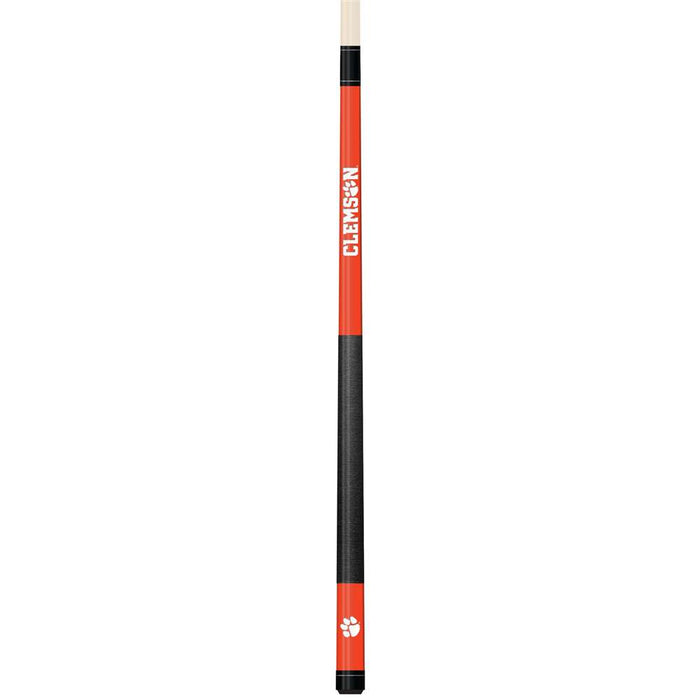 Clemson Tigers Colored Laser Etched Cue