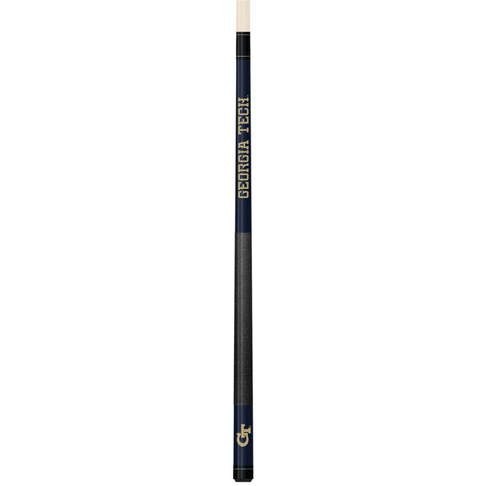 Gerogia Tech Yellow Jackets Colored Laser Etched Cue