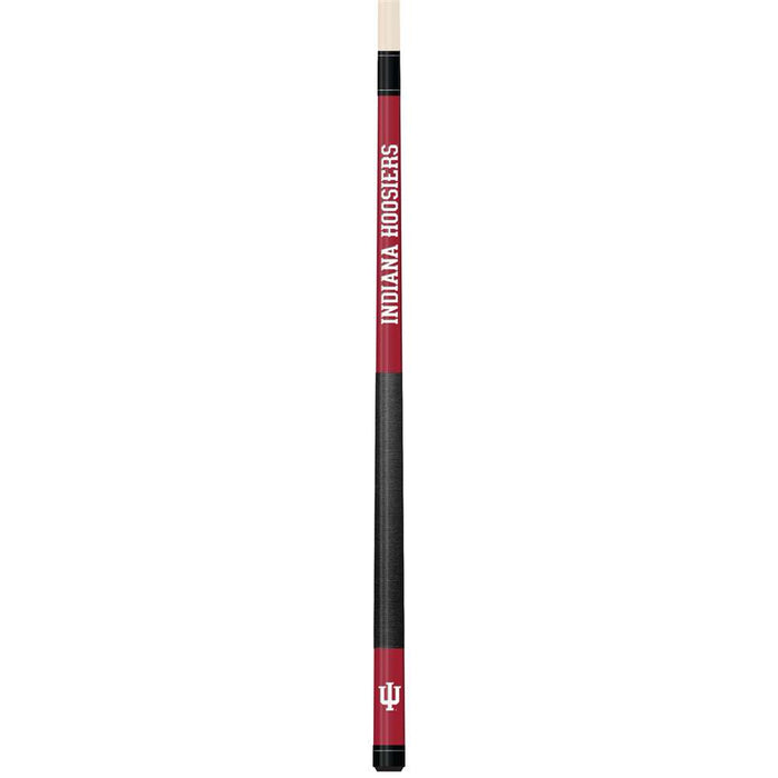 Indiana Hoosiers Colored Laser Etched Cue