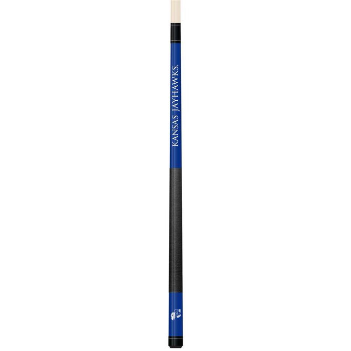 Kansas Jayhawks Colored Laser Etched Cue