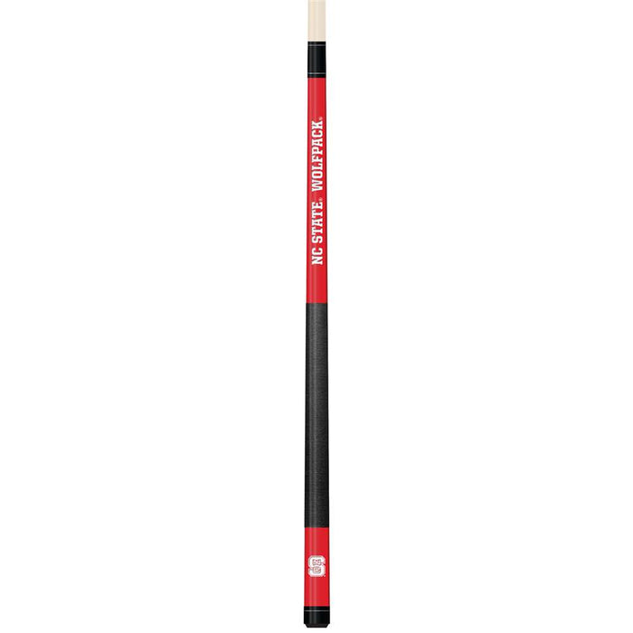 North Carolina State Wolfpack Colored Laser Etched Cue