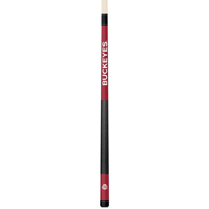 Ohio State Buckeyes Colored Laser Etched Cue