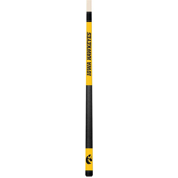 Iowa Hawkeyes Colored Laser Etched Cue