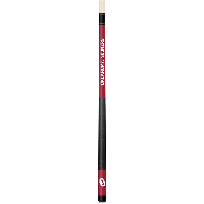 Oklahoma Sooners Colored Laser Etched Cue