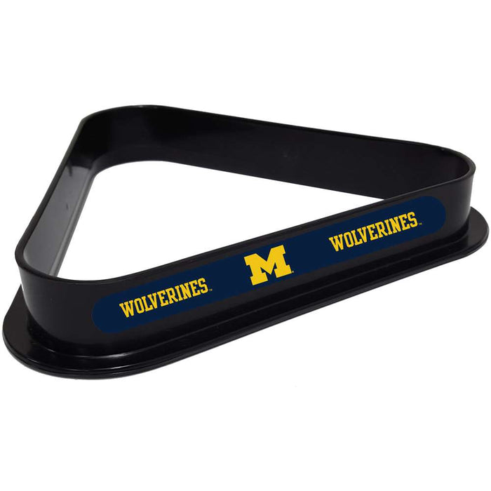 Michigan Wolverines  8 Ball Rack