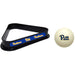 Pittsburgh Panthers Cue Ball and 8 Ball Rack