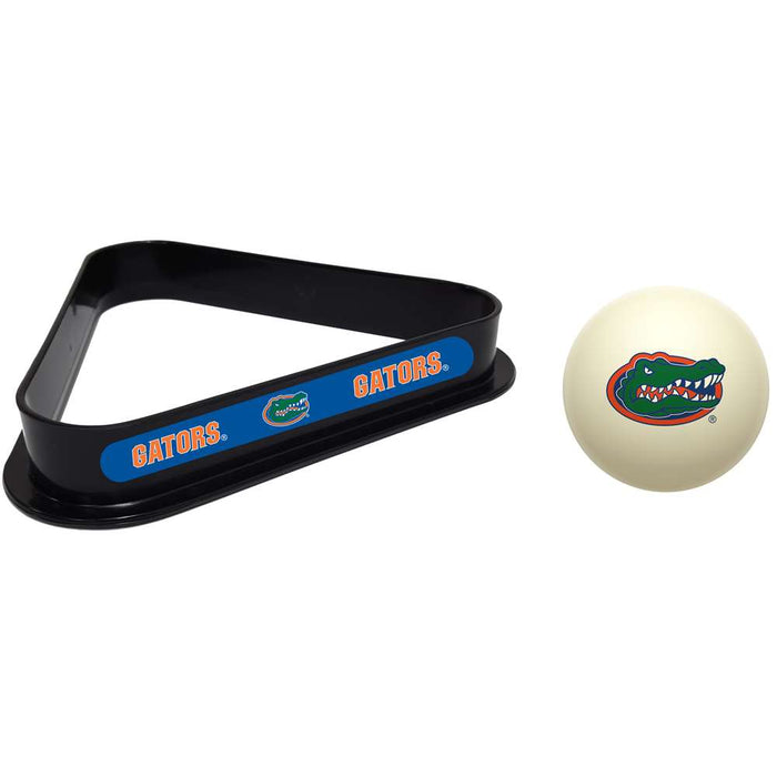 Florida Gators Cue Ball and 8 Ball Rack
