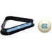 North Carolina Tar Heels Cue Ball and 8 Ball Rack