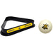 Wichita State Shockers Cue Ball and 8 Ball Rack