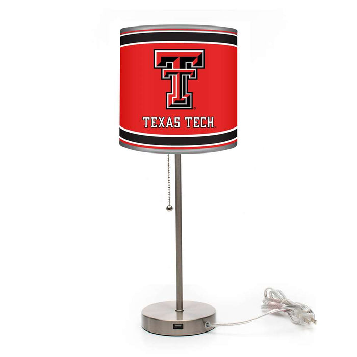 Texas Tech Red Raiders University Chrome Lamp