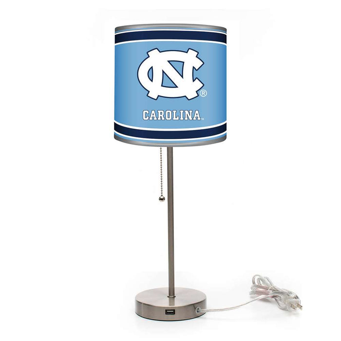 North Carolina Tar Heels Chrome Lamp