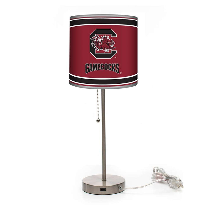 South Carolina Gamecocks Chrome Lamp
