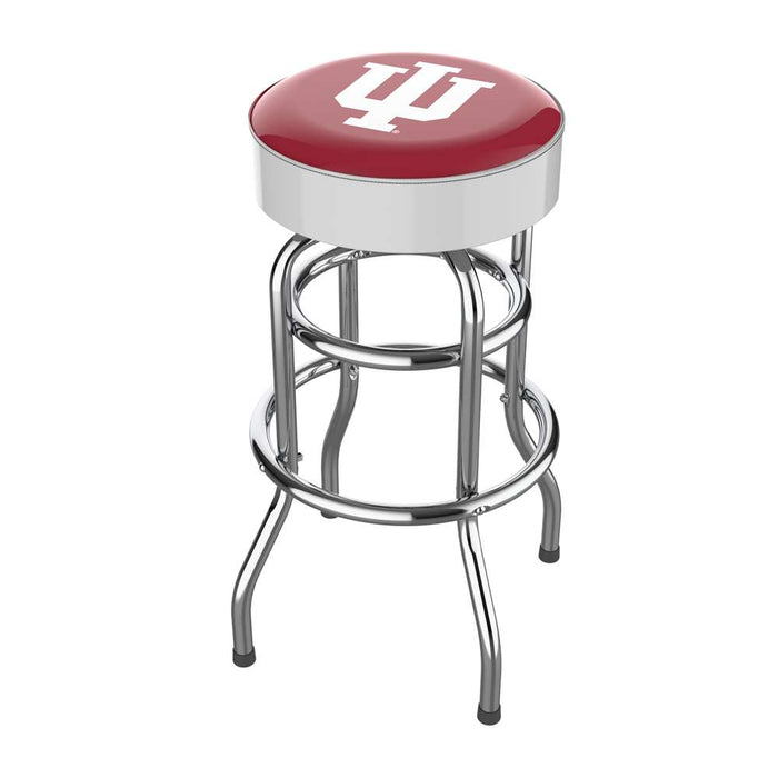 University of Indiana Chrome Bar Stool
