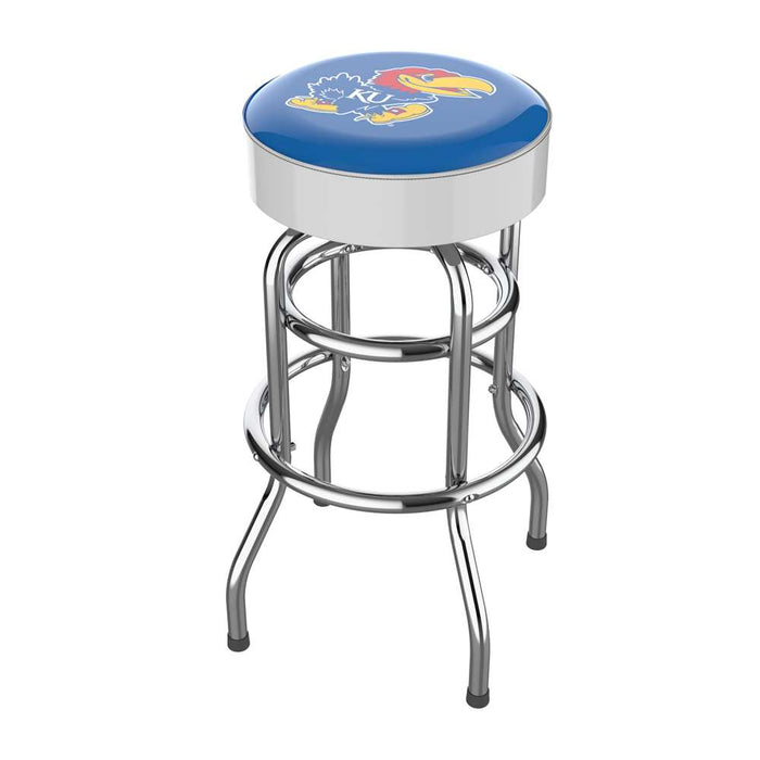 Kansas Jayhawks Chrome Bar Stool