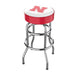 Nebraska Corn Huskers Chrome Bar Stool
