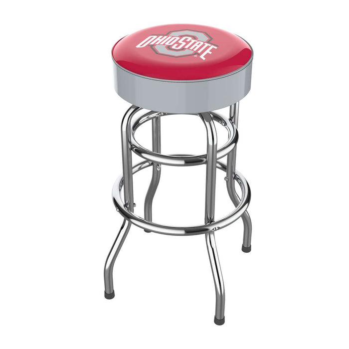 Ohio State Buckeyes Chrome Bar Stool