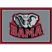 Alabama Crimson Tide 3x4 Area Rug