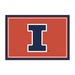 Illinois Fighting Illini 3x4 Area Rug
