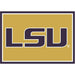 Louisiana State University LSU Tigers Tigers 4x6 Spirit Rug
