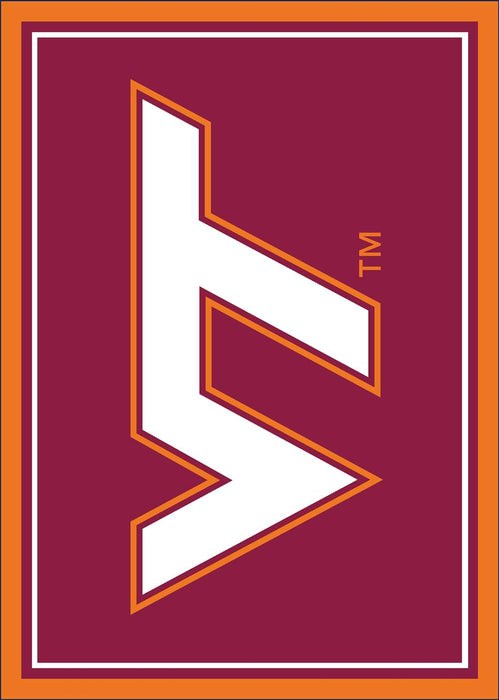 Virginia Tech Hokies 4x6 Spirit Rug