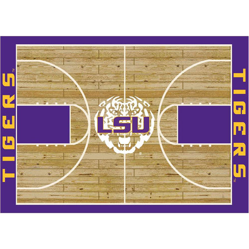 Louisiana State University LSU Tigers Tigers 4x6 Courtside Rug