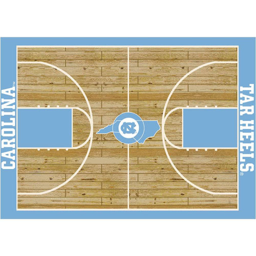 North Carolina Tar Heels 4x6 Courtside Rug