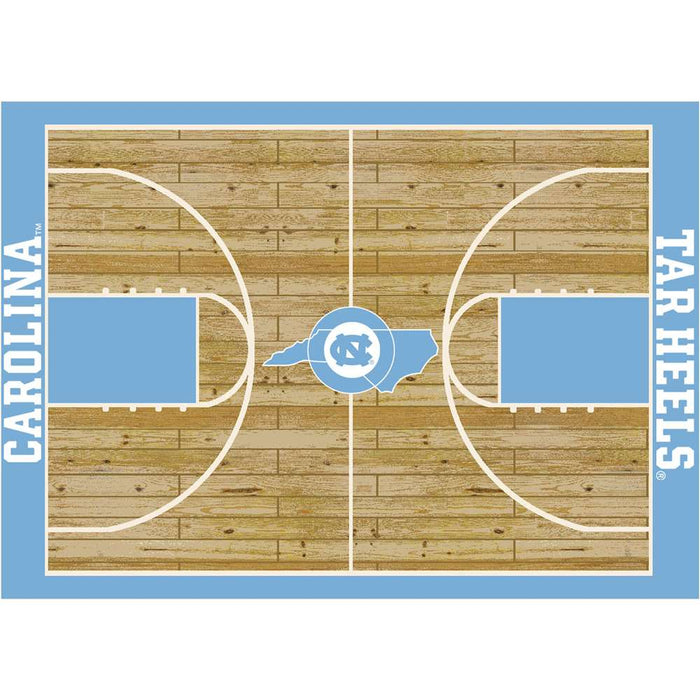 North Carolina Tar Heels 4x6 Courtside Rug