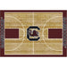 South Carolina Gamecocks 4x6 Courtside Rug