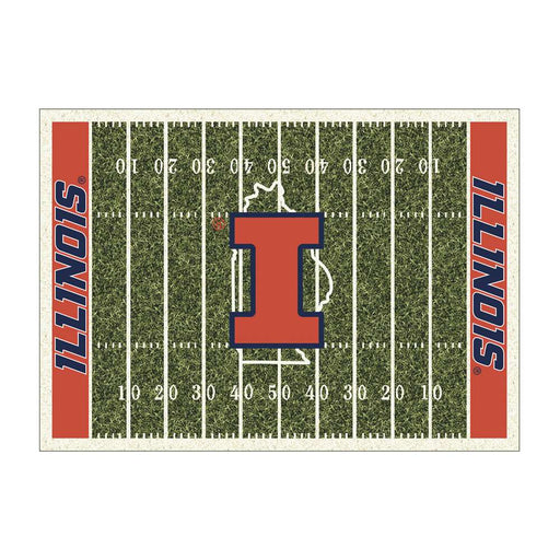 Illinois Fighting Illini 6x8 Homefield Rug
