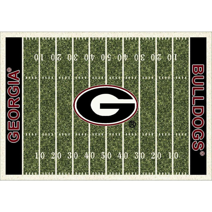 Georgia Bulldogs 6x8 Homefield Rug