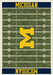 Michigan Wolverines 6x8 Homefield Rug