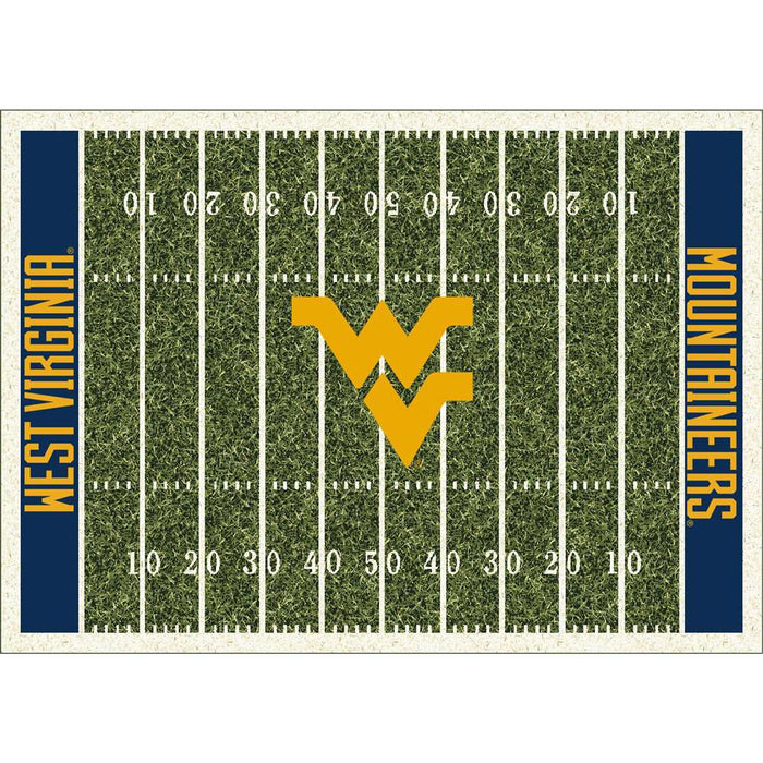 West Virginia Mountaineers 6x8 Homefield Rug