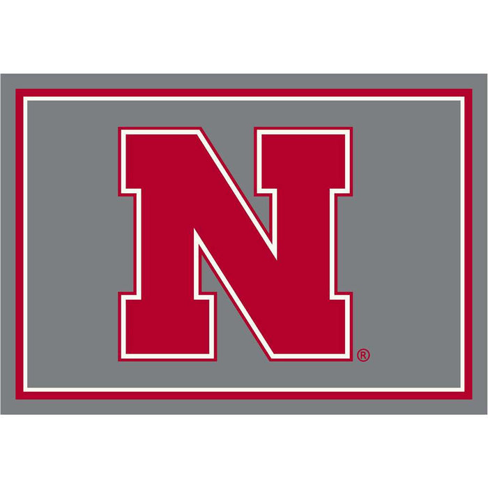 Nebraska Corn Huskers 6x8 Spirit Rug