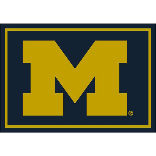 Michigan Wolverines 6x8 Spirit Rug