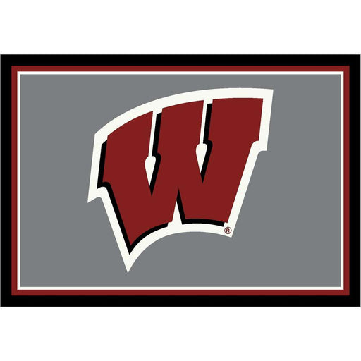 Wisconsin Badgers 6x8 Spirit Rug