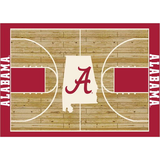 Alabama Crimson Tide 6x8 Courtside Rug