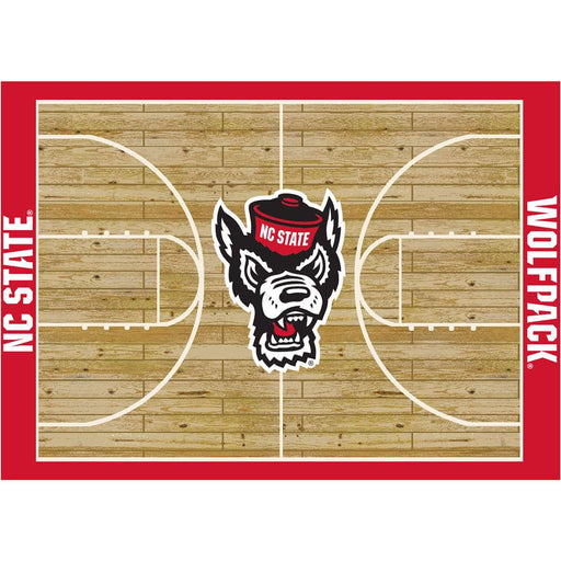 North Carolina State Wolfpack Wolfpack 6x8 Courtside Rug