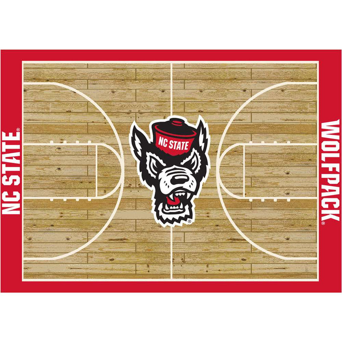North Carolina State Wolfpack Wolfpack 6x8 Courtside Rug