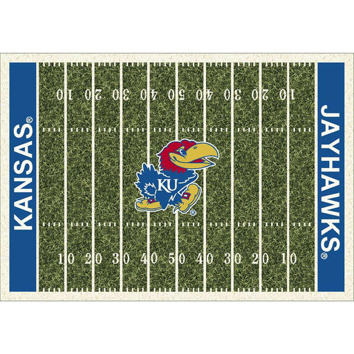 Kansas Jayhawks 8x11 Homefield Rug