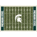 Michigan State Spartans 8x11 Homefield Rug