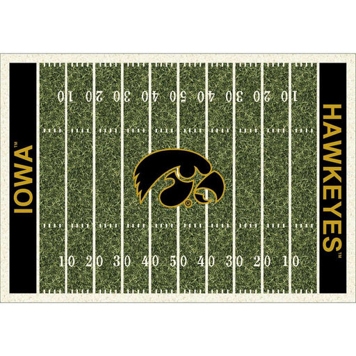 Iowa Hawkeyes 8x11 Homefield Rug