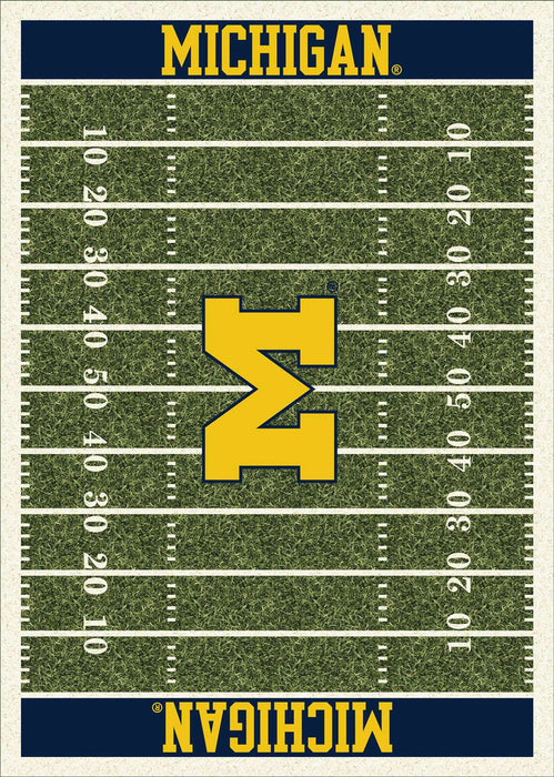 Michigan Wolverines 8x11 Homefield Rug