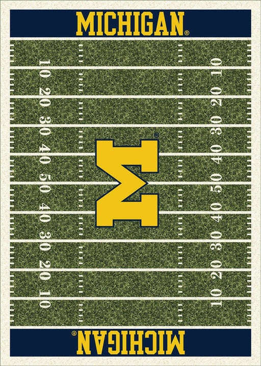 Michigan Wolverines 8x11 Homefield Rug