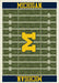 Michigan Wolverines 8x11 Homefield Rug